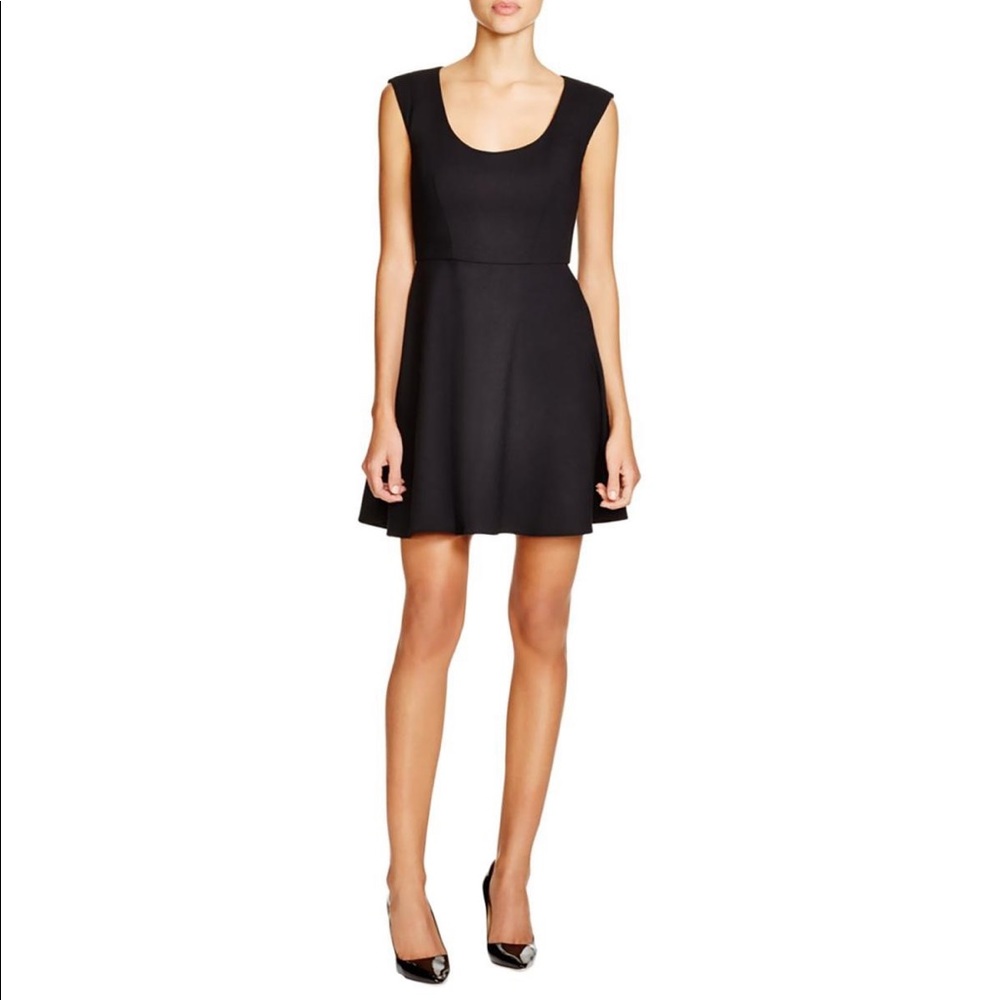 NWT French Connection Black Fit & Flare Dress
